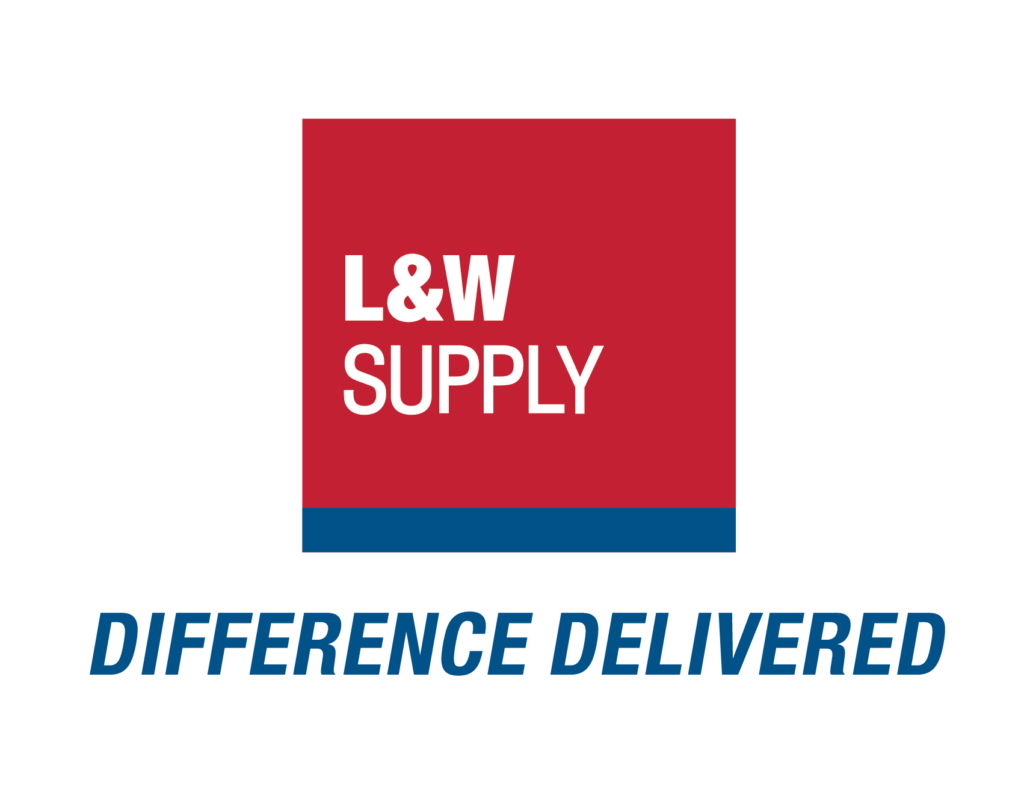L&W Supply : Difference Delivered - Logo