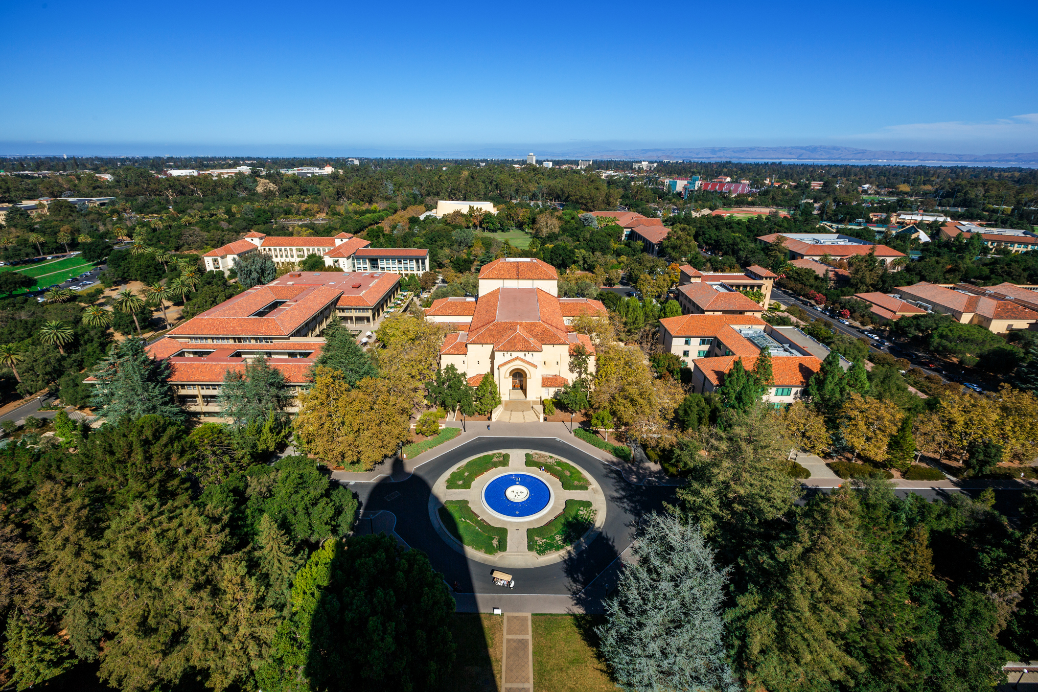 Overhead View of Stanford University