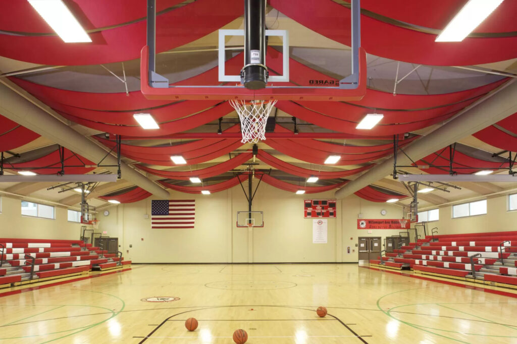 Catenary Acoustic Banners from Sound Seal