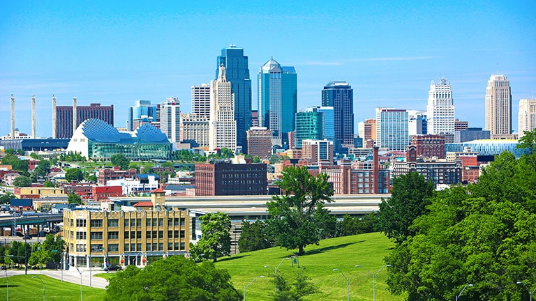 Kansas City Missouri Skyline