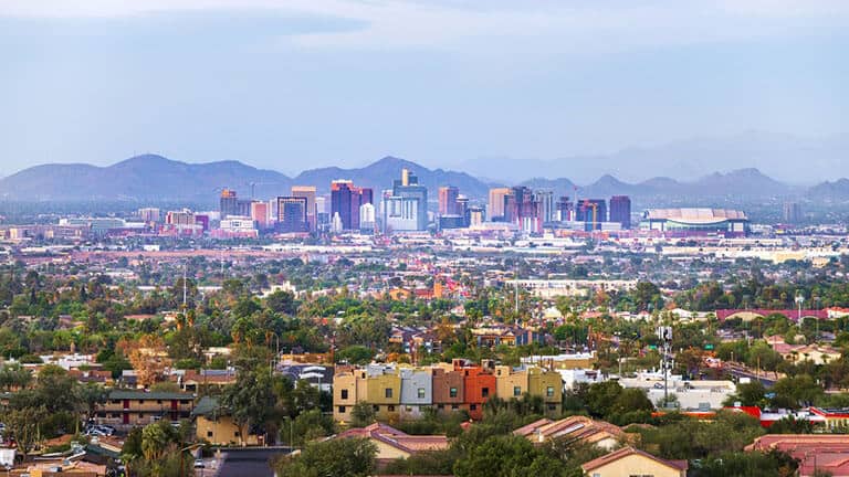 Phoenix, Arizona downtown skyline