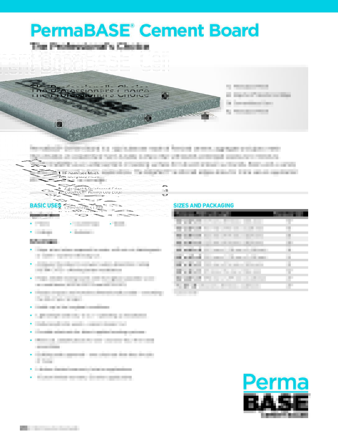 PermaBASE Cement Board NGC Construction Guide - Document Screen Grab