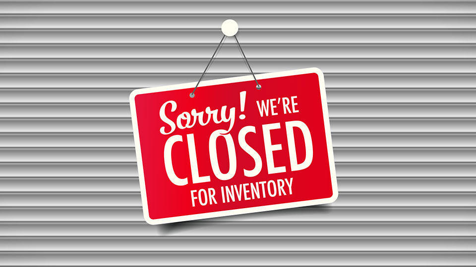 Branch Location Inventory Closing Schedule – Updated