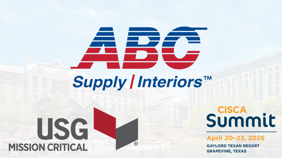 ABC Supply Interiors to Lead Contractor Education Session With USG Ceilings at CISCA 2026